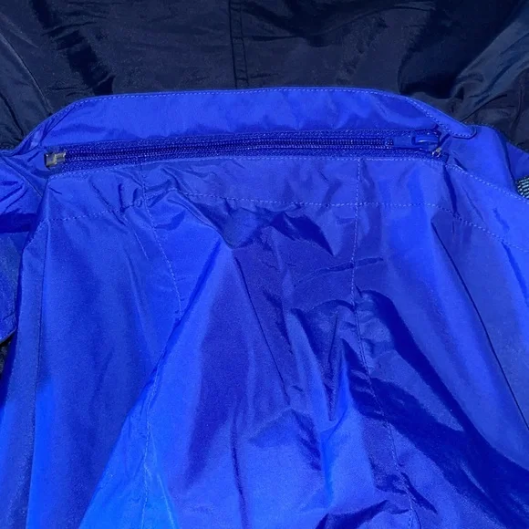 NWT TRI-MOUNTAIN MENS Blue & Black Hooded Jacket.  Size Medium - Picture 11 of 11